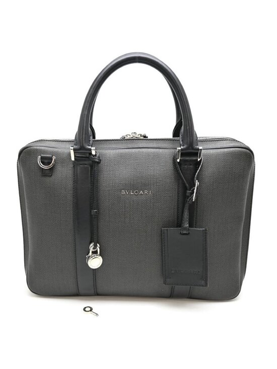 Bulgari Handbags - Bvlgari Bulgari Handbag Gray